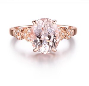 Anello a Cuore Ovale per Donne, Gioiello Romantico e alla Moda per Uso Quotidiano e Feste - Product Image 6