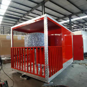 Grande Vente Remorque Alimentaire avec Four à Pizza, Remorque de Restauration Mobile Cuisine Entièrement Équipée, Chariot à Burgers et Jus, Remorque à Pizza - Product Image 3