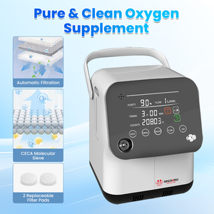 Fabriek Directe Duurzame Veterinaire Kliniek Draagbare Zuurstofgenerator <span class=keywords><strong>1l</strong></span> Draagbare Zuurstofconcentrator Voor Thuis