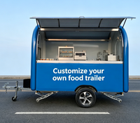 Food Truck Mobile Populaire avec Salle de Bain, Pizza, Tacos, Hot-Dogs, Glaces, Châssis en Aluminium Résistant à la Rouille