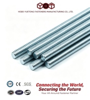 DIN975 All Thread Rod 4.8 Grade Blue White Zinc Plated Carbon Steel Threaded Bar