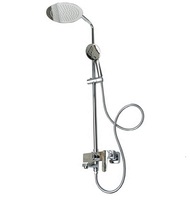 Haute qualité thermostatique robinet salle de bain avec douche de tête pluie et douche à main pour ensemble de mélangeur de douche