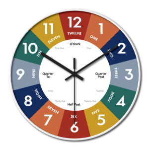 Teaching Wall <strong>Clock</strong>, Home, School, Classroom Educational Tools, Children's Learning Early Education Plastic Wall <strong>Clock</strong> - Product Image 1