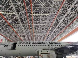 Galpão Industrial de <span class=keywords><strong>Metal</strong></span> para Aeronaves, Armazém, Estrutura de Aço Pré-fabricada para Aplicações Externas - Product Image 6