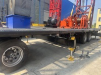Plateforme de forage de puits d'eau sur remorque avec table rotative ZXT-1000, profondeur maximale 1000m, portable et durable