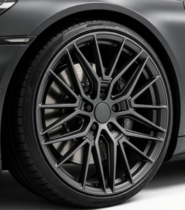 Nouvelle jante en alliage d'aluminium coulé multi-rayons RUNLUN 18/19/20Wide8.0/8.5/9.0/9.5CPD5X114.3/100/108/112/120 Gris Satiné/Noir Brillant - Product Image 4