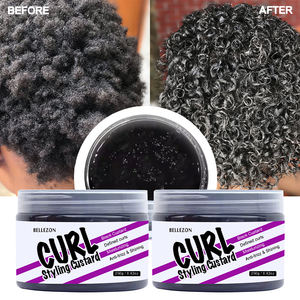 Produits coiffants pour le <span class=keywords><strong>curling</strong></span> Soin des cheveux Produits coiffants Rehausseurs de boucles Définissant la crème frisée noire - Product Image 3