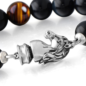 Pulseras de cuentas de cristal natural real personalizadas para hombres Joyería de moda Regalo de diseño del fabricante - Product Image 6