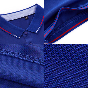 Divisa bianca sportiva Premium da <span class=keywords><strong>uomo</strong></span> SK per <span class=keywords><strong>Polo</strong></span> t-shirt ricamate a tinta unita a manica corta tattica da Golf con Logo personalizzato - Product Image 4
