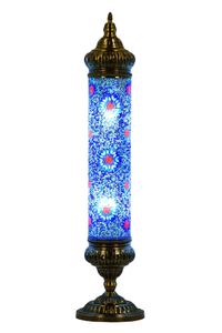 Lampe de sol cylindrique en verre mosaïque turque colorée de style <span class=keywords><strong>marocain</strong></span> de <span class=keywords><strong>Marrakech</strong></span>, vente chaude - Product Image 2