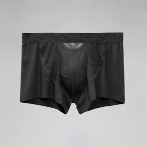 CELINNE Breathable Support <b>Men</b> Boxer Brief Underwear Separated Ball <b>Pouch</b> Design High Stretch Comfort <b>Men</b> Underwear - Product Image 6