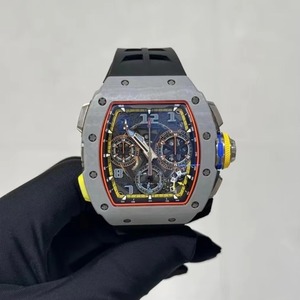 Series Dual Chronograph <b>Watch</b> with <b>Skeleton</b> Dial, Carbon Fiber and Titanium Material, Men's <b>Automatic</b> Mechanical <b>Watch</b> - Product Image 3