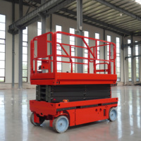 Plateforme élévatrice à ciseaux robuste, table de levage verticale, mécanisme de manutention de marchandises fixe pour entrepôt