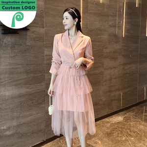 6885-89-658 Abiti Lunghi Eleganti da Donna su Misura, Ispirazione Vintage, Produzione OEM all'Ingrosso - Product Image 3