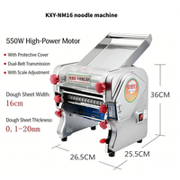 Machine à pâtes électrique automatique en acier inoxydable 110V/220V pour usage commercial et domestique, presse à pâte, laminoir à pâte