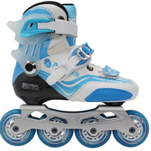 Patines en Línea Ruidongle de Fibra de <span class=keywords><strong>Carbono</strong></span> Profesionales para Adultos, <span class=keywords><strong>Ruedas</strong></span> de PU para Carne Entera, Tamaño Ajustable, Recreación, Alta Elasticidad - Product Image 2