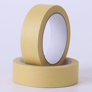 Fibra adhesiva grabable de fábrica Logotipo personalizado Impreso Encuadernación en negro Embalaje Cinta de papel Kraft sin agua - Product Image 3