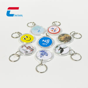 Etiqueta NFC Personalizada, Llavero Acrílico Redondo, Sin Contacto, para <span class=keywords><strong>Acceso</strong></span> a Hoteles, Compartir en Redes Sociales, Programa de Fidelización, Registro de Entrada - Product Image 6