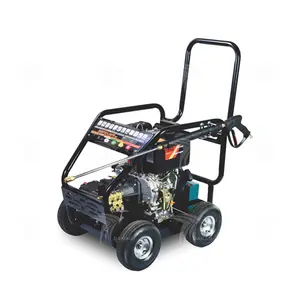 DANAU 4000psi 275bar Commercial cold water high pressure cleaner Diesel gearbox pressure washer