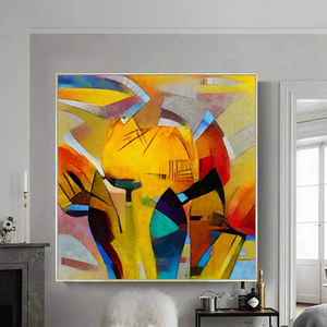 Peinture à l'huile sur toile abstraite moderne 100% faite à la main, décoration murale pour la maison, tableaux célèbres de <span class=keywords><strong>Picasso</strong></span>, peintures murales, cadre numérique chinois - Product Image 1