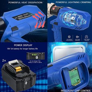 เครื่องตัดท่อไฮดรอลิก 18V แบตเตอรี่ 5000mAh สำหรับตัดท่อเหล็ก พร้อมหัวตัด 11 12 ขนาด รุ่น EZ 400 - Product Image 6