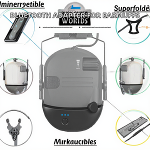Protège-oreilles de travail en plastique réutilisables, type serre-tête, intrinsèquement sûrs, réduction du bruit de 23 dB - Product Image 2