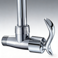 Robinet de cuisine moderne à poignée unique, en laiton chromé, avec douchette extractible rétractable pour eau froide