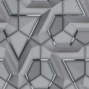 Carta da Parati Moderna Geometrica 3D in Vinile Rimovibile e Personalizzabile, Bestseller 2023 - Product Image 3