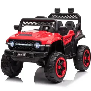Outdoor Populaire Kleur Baby Kind Dubbel 6V Elektrische Off-Road Rit Op Speelgoedauto 'S Voor Tank