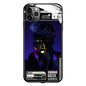 Ốp Điện Thoại Phát Sáng T-MAX, Đèn <span class=keywords><strong>Led</strong></span> Thủy Tinh Phát Sáng Cho <span class=keywords><strong>iPhone</strong></span> 13 Pro Max Anime Cuộc Gọi Đến - Product Image 6