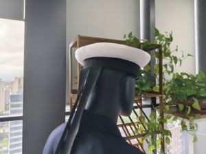 Casquette <span class=keywords><strong>de</strong></span> marin personnalisée Captain White Anchor Royal Naval Cap - Product Image 4