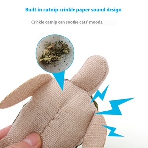 Durable Ocean Animal Series <strong>Catnip</strong> <strong>Cat</strong> <strong>Toy</strong> Plush Crinkle Paper Design Self-Entertainment Companion for Modern &amp; Stylish Pets - Product Image 3