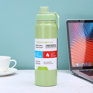 便携式304不锈钢保温杯大容量太空瓶户外运动徒步和茶水杯 - Product Image 5