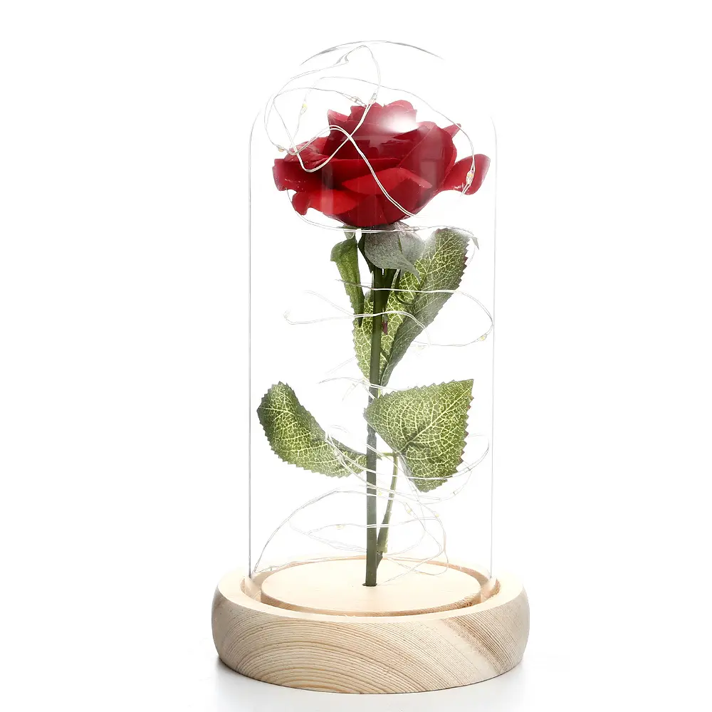 Подарки на день Святого Валентина, лампа с цветком розы, китайское профессиональное производство, многоцветные, высокое качество, долговечные подарки