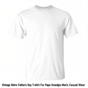 T-shirt vintage rétro pour la fête des pères, pour papa, grand-père, vêtements décontractés pour hommes - Product Image 2