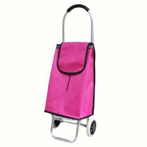 Carrito de Compras Plegable con Ruedas y Luz Desmontable, Bolsa de Transporte Portátil para Verduras y Comestibles - Product Image 4