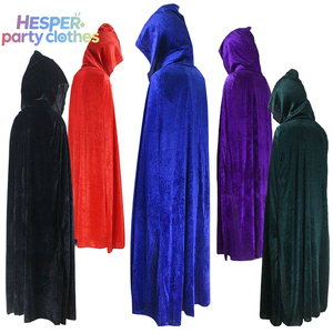 HESPER Cape unisexe en velours, idéale pour l'hiver et l'été, costume d'Halloween, cape pour adultes, personnages de films, fête de carnaval, cadeau - Product Image 1