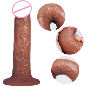 Homosexuell Lesben Sexspielzeug Lebensechte Adern Dildos Männliche und Weibliche Massage Saugnapf Mastur bator Penis Stimulation Vaginal <span class=keywords><strong>Anal</strong></span> - Product Image 1