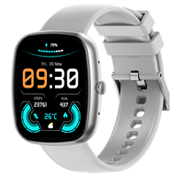 Montre connectée VALDUS GPS Sports Tracking avec écran carré de 1,83 pouce, étanche IP67, design tendance, prise en charge de plusieurs modes sportifs, VS10.