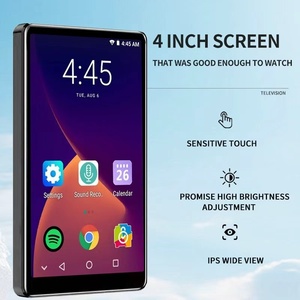 แอนดรอยด์สมาร์ท4นิ้ว2.5/5G MP3 WiFi BT เครื่องเล่น MP4/MP5หน้าจอสัมผัสเล่นวิดีโอ e-book แอปโทรศัพท์มีลำโพงในตัว - Product Image 4