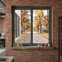 Fenêtres coulissantes en vinyle LEDOW P80, prêtes pour les chantiers, fiables, avec cadre en vinyle durable pour les projets de logements multifamiliaux