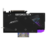 Used GIGABYTE AORUS GeForce RTX 3080 XTREME WATERFORCE WB 10G Graphics Card with 10GB GDDR6X 320-Bit Memory RTX 3080 GPU