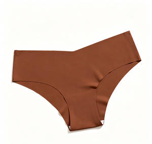 Lot de 5 culottes <span class=keywords><strong>tanga</strong></span> invisibles taille haute respirantes sans coutures pour femme – Idéales pour l'entraînement - Product Image 5