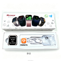 Montre connectée Perfect Series 12 S10 S11 S12 Microwear IWO S12+ 48mm Ultra-fine M-Active PRO App Smart Watch 12+