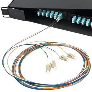 6 코어 OM1 OM2 OM3 OM4 OM5 멀티모드 LC/UPC 6 섬유 언자켓 컬러 코딩 0.9mm PVC LSZH 광섬유 피그테일 - Product Image 5