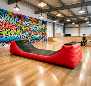 <span class=keywords><strong>Rampe</strong></span> de <span class=keywords><strong>skate</strong></span> gonflable rouge à alimentation directe d'usine, <span class=keywords><strong>rampe</strong></span> de <span class=keywords><strong>skate</strong></span> gonflable commerciale pour la location et les parcs de <span class=keywords><strong>skate</strong></span> - Product Image 6