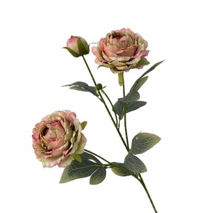 Simulated Peony Bouquet 3 <b>Heads</b> PVC High Simulation European <b>Style</b> Wedding Home Decor - Product Image 5
