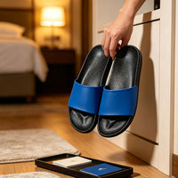 Herren-Slipper mit individuellem Logo, flexible, wasserdichte Slides für Zuhause und Strand, Freizeitschuhe, auf Bestellung für Großbestellungen