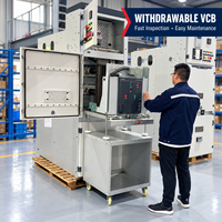 Appareillage de commutation moyenne tension à boîtier métallique extractible KYN28A-12 12kV 630A-4000A IP4X pour la distribution d'énergie en poste de transformation