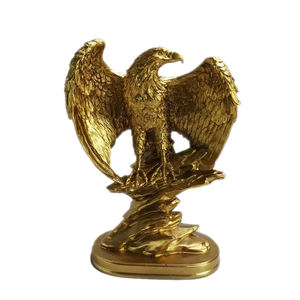 Escultura personalizada de lujo para decoración del hogar, animal, Tigre, León, caballo, águila, figuritas de regalo, artesanía de resina, estatua de águila dorada - Product Image 1